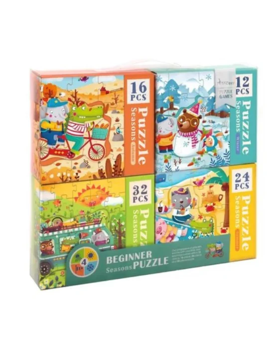 Mideer - 4 in 1 Puzzle - Seasons - Main Picture