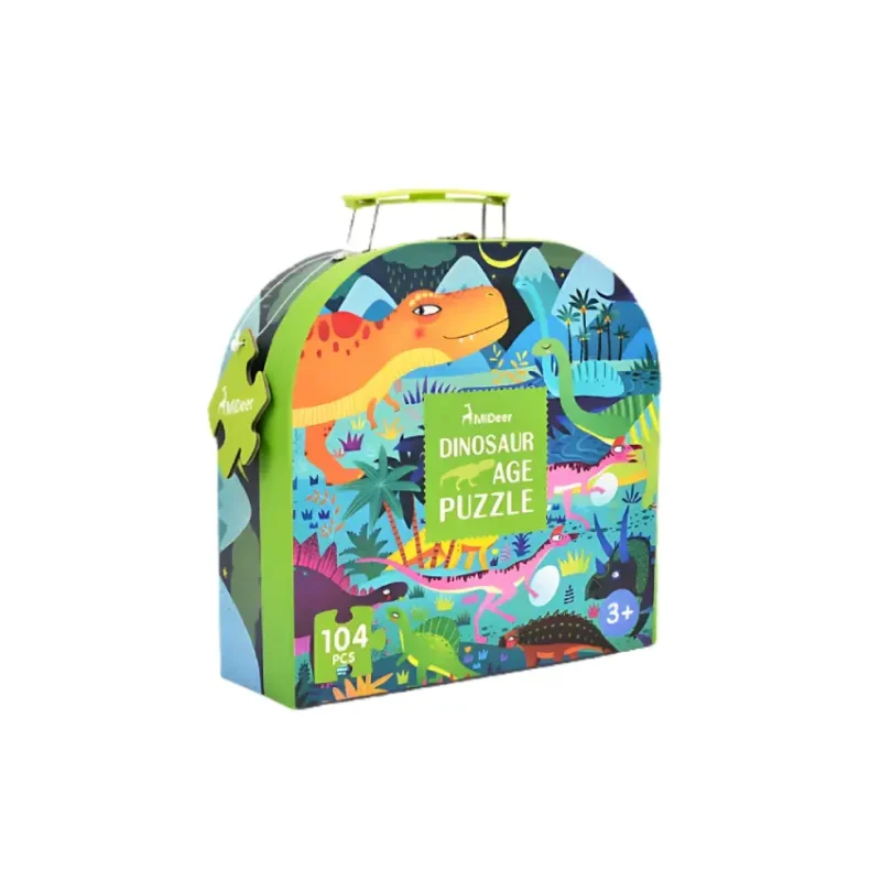Mideer Gift Box Puzzle - Dinosaur Age Puzzle - 104 Pieces