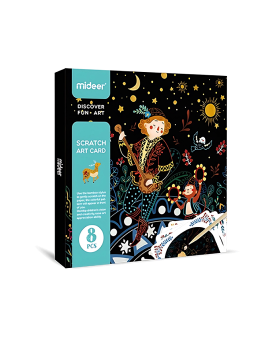 Mideer Scratch Art Card - Melodious Boy