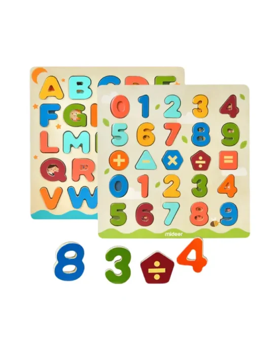 Mideer Wooden Number Board - 25 Pieces