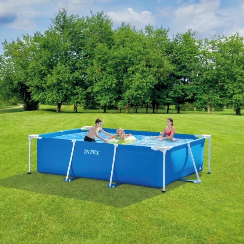 Intex Metal Frame Rectangular Swimming Pool 3