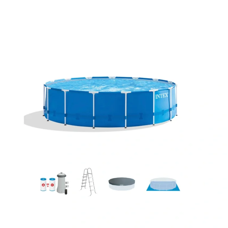 Intex Metal Frame Round Swimming Pool 1