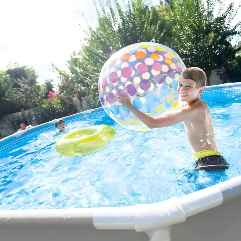 Intex Prism Frame Premium Swimming Pool with Kids Playing