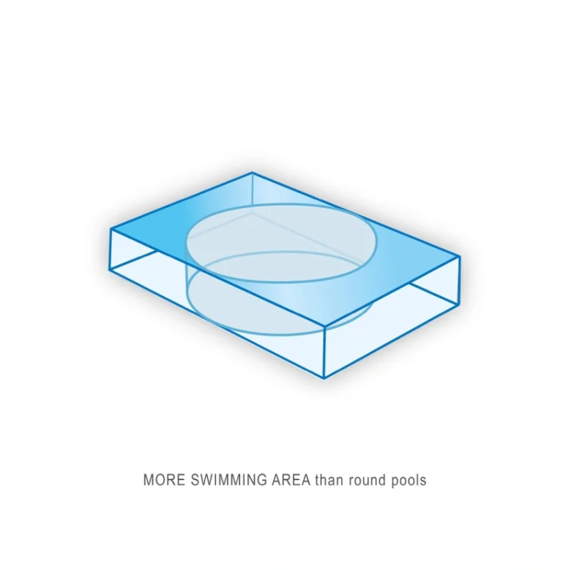 Intex Prism Frame Rectangular Swimming Pool Size Graphic