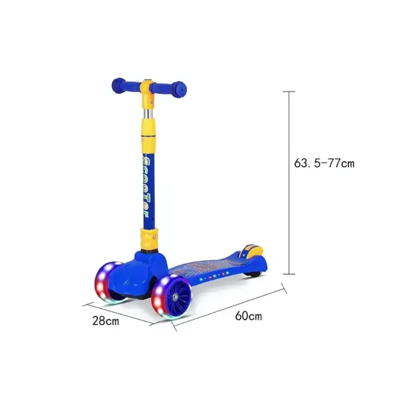 BravoExpress Kids Glider Schooter with Flashing Wheels Dimensions
