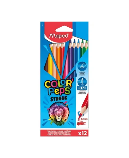 Maped Color’Peps Strong 12 Color Pencils Main Image