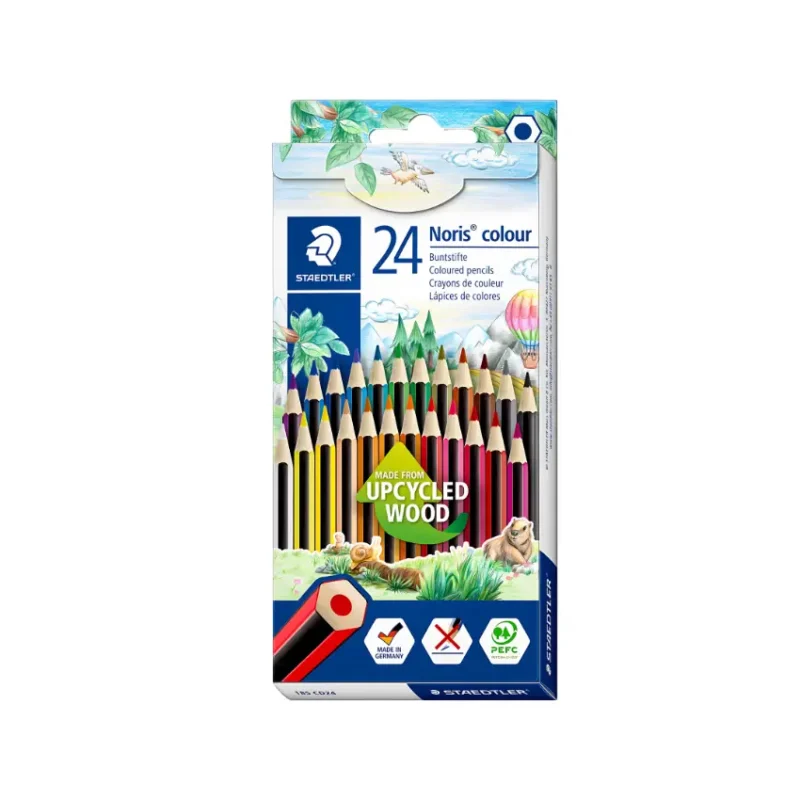 Staedtler Noris Colour 185 Colouring Pencils – Pack of 24