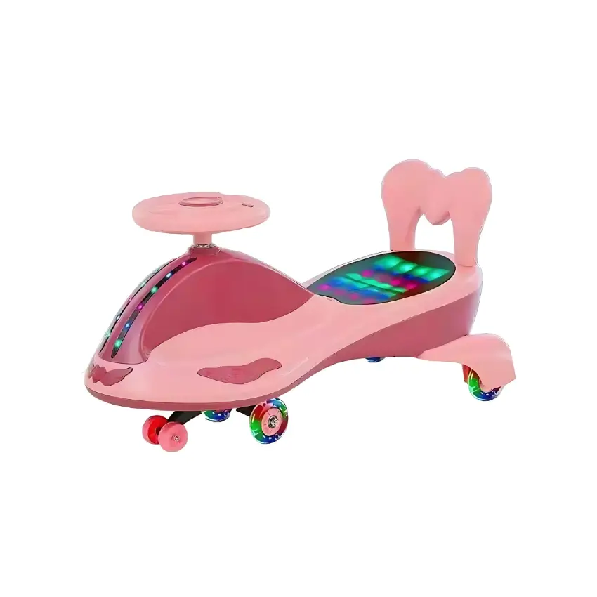 BravoExpress Speedy Spin Wiggle Racer Ride-On Car Pink Main
