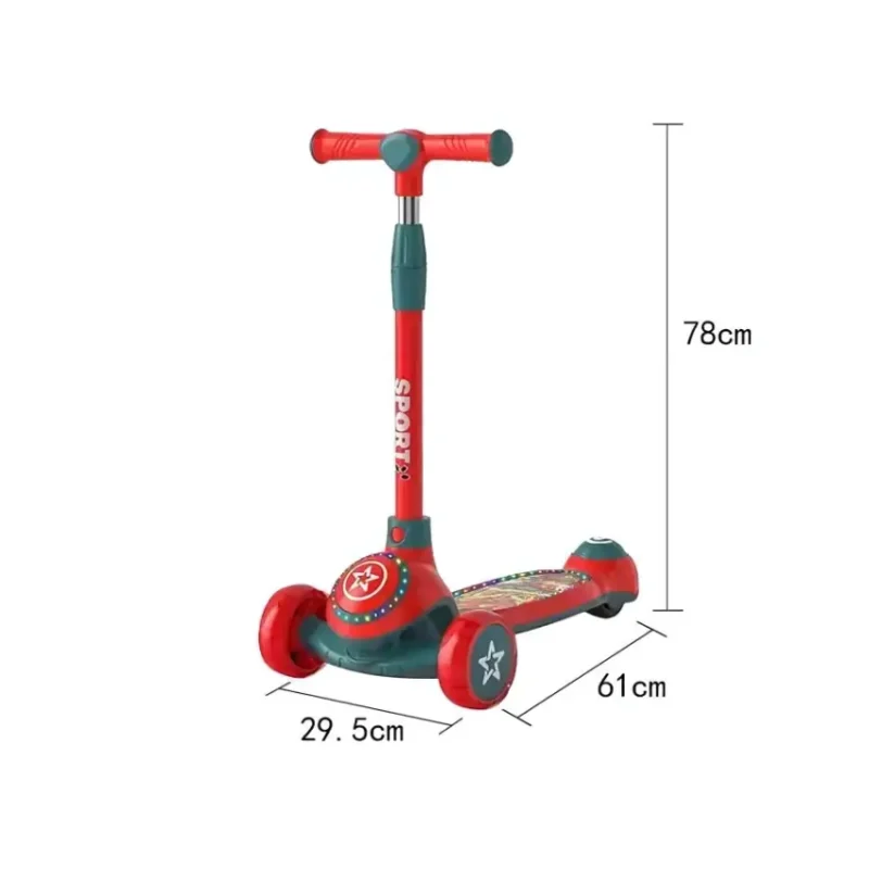BravoExpress Sport Kids Glider Scooter Dimensions