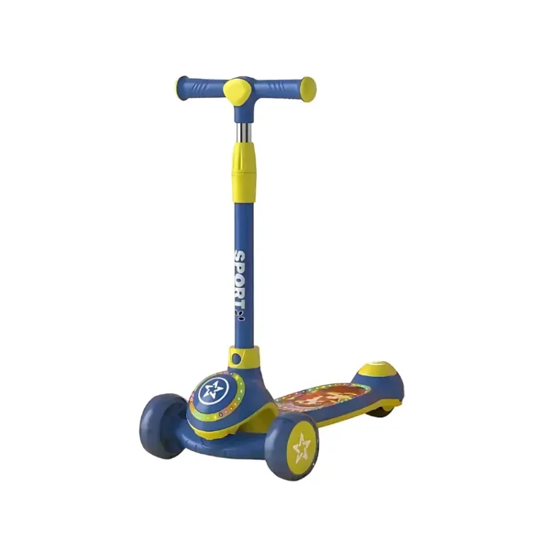 BravoExpress Sport Kids Glider Scooter Dimensions Blue Image