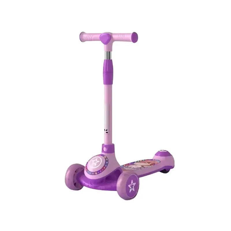 BravoExpress Sport Kids Glider Scooter Purple Image