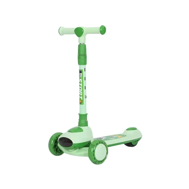 BravoExpress Stort Kids Glider Scooter Green Main