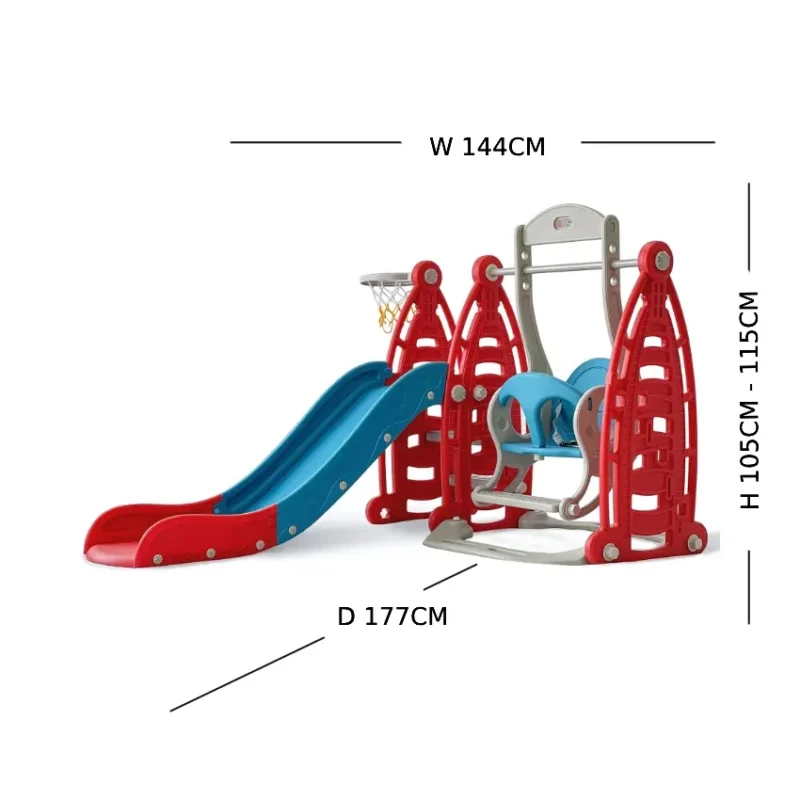 3-in-1-Toddler-Climber-and-Swing-Set in Qatar Size