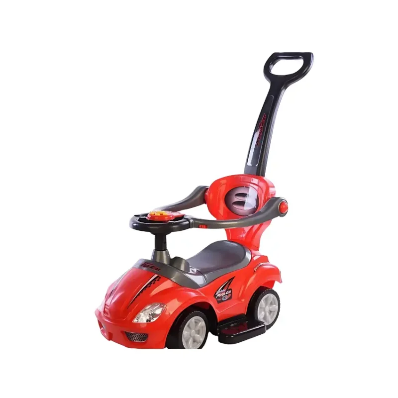 BravoExpress 3-in-1 Ride-On Car with Push Handle and Safety Guard (3)