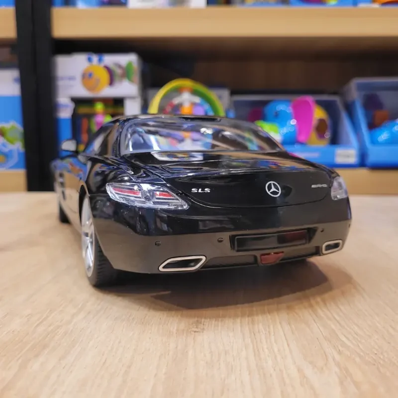 Mercedes-Benz SLS AMG 114 Racing Car Black Rear