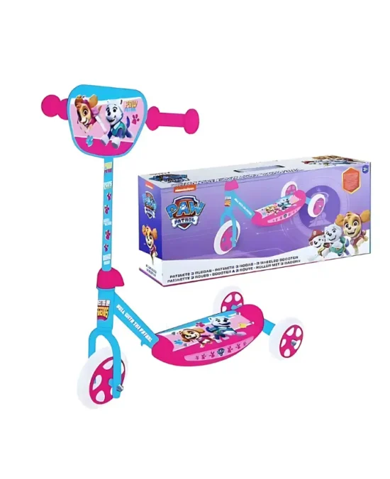 PAW Patrol 3-Wheel Beginner Scooter with Safety Deck & Stylish Graphics (3)