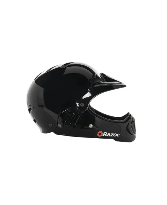 Razor Full-Face Child Helmet - Gloss Black in Qatar