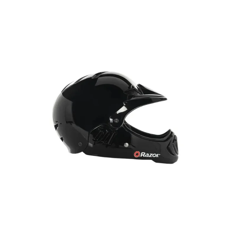 Razor Full-Face Child Helmet - Gloss Black in Qatar