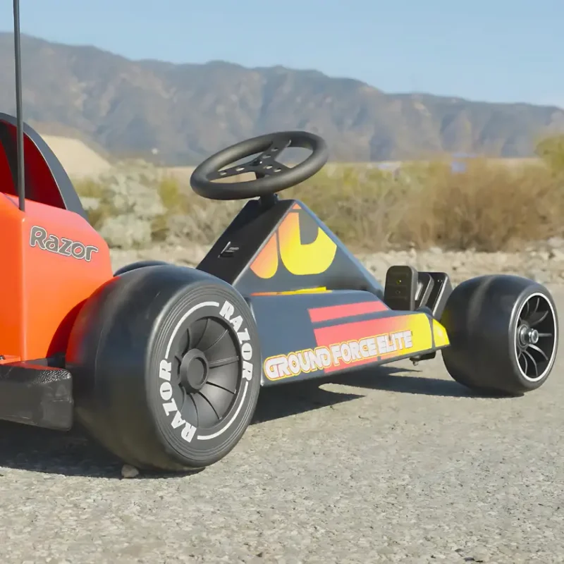 Razor Ground Force Elite Go-Kart BlackRed – High-Speed Electric Thrills for Teens (3)
