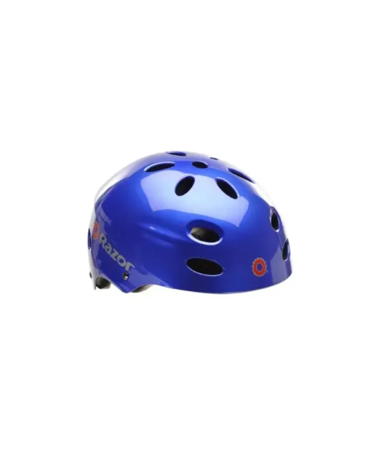 Razor V-17 Youth Helmet - Gloss Blue in Qatar