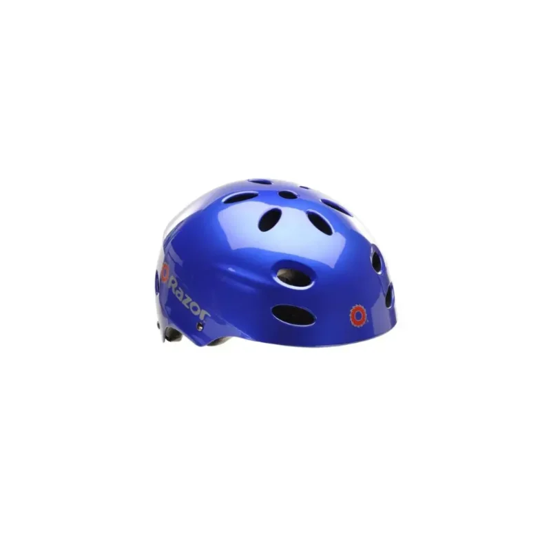 Razor V-17 Youth Helmet - Gloss Blue in Qatar