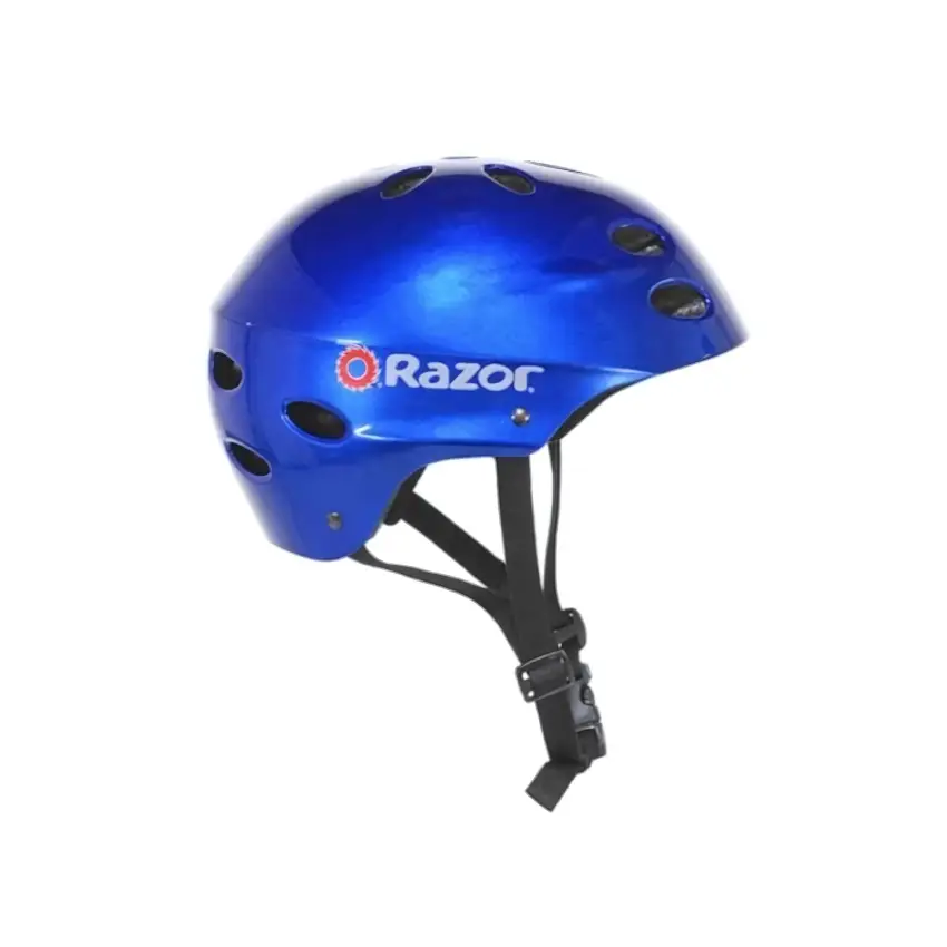 Razor V-17 Youth Helmet Gloss Blue – Ultimate Protection for Active Kids (1)