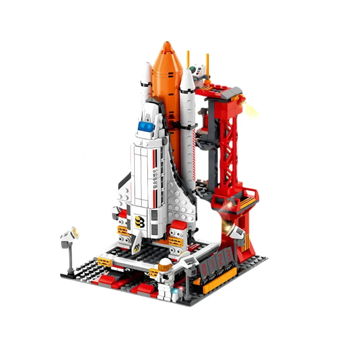 Block Builder Rocket Series – Bausatz Für Eine Rakete, Kreatives Konstruktionsspielzeug (nicht Für Kinder Unter 6)