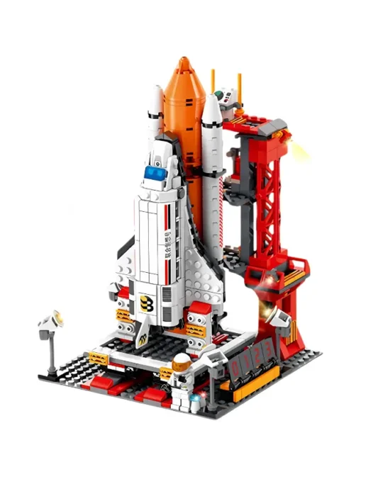 Space Rocket Building Blocks Set – 682-Piece Cosmic Adventure Kit (2)