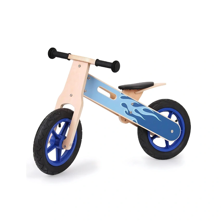Udeas-Wooden-Balance-Bike-Blue-Main