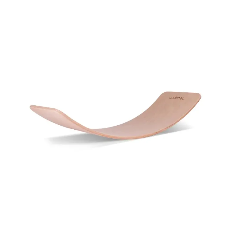 Wobbel Wooden Balance Board Transparent Lacquer (1)