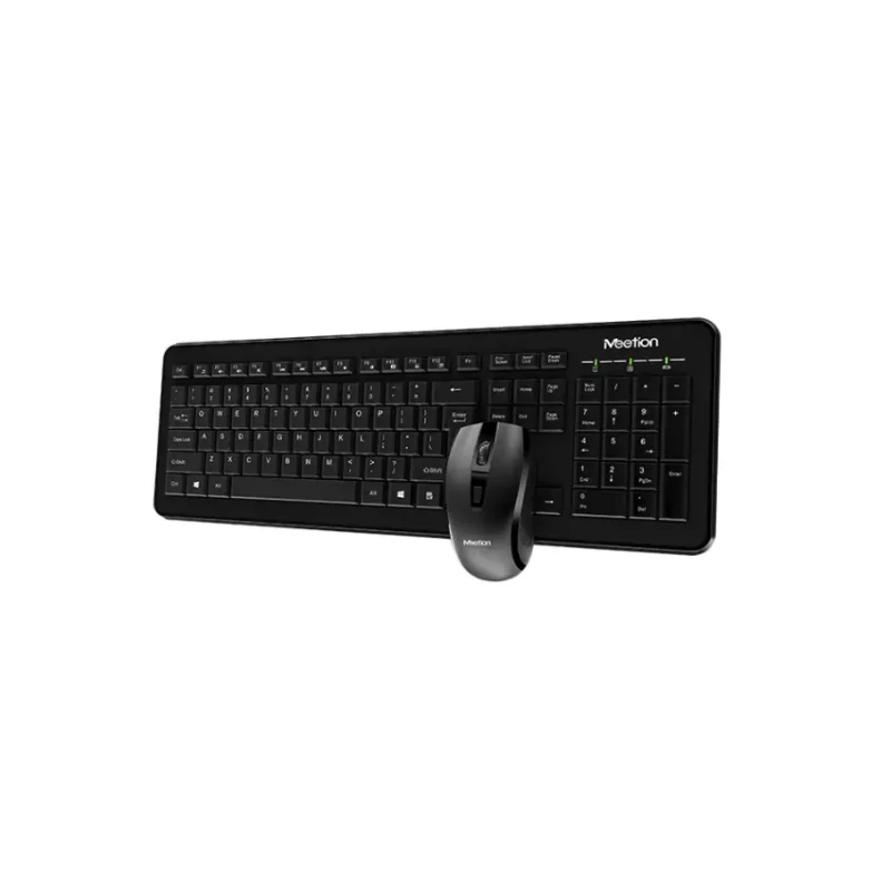 MeeTion C4120 Little Wireless Keyboard Mouse Combo Black (1)