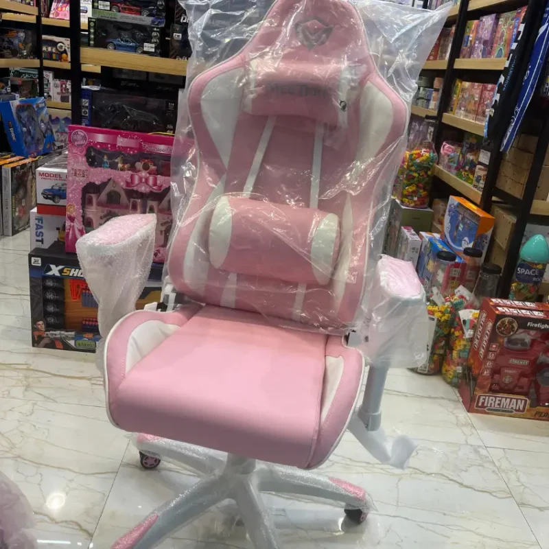 MeeTion CHR16 Cute Pink Racing Gaming E-Sport Chair (1)