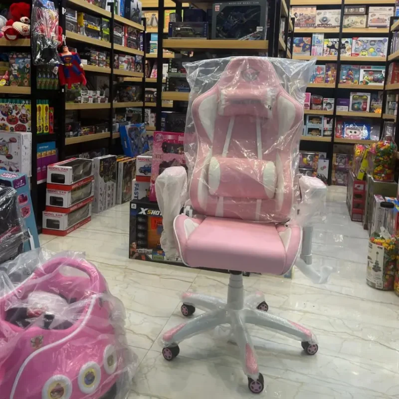 MeeTion CHR16 Cute Pink Racing Gaming E-Sport Chair (3)
