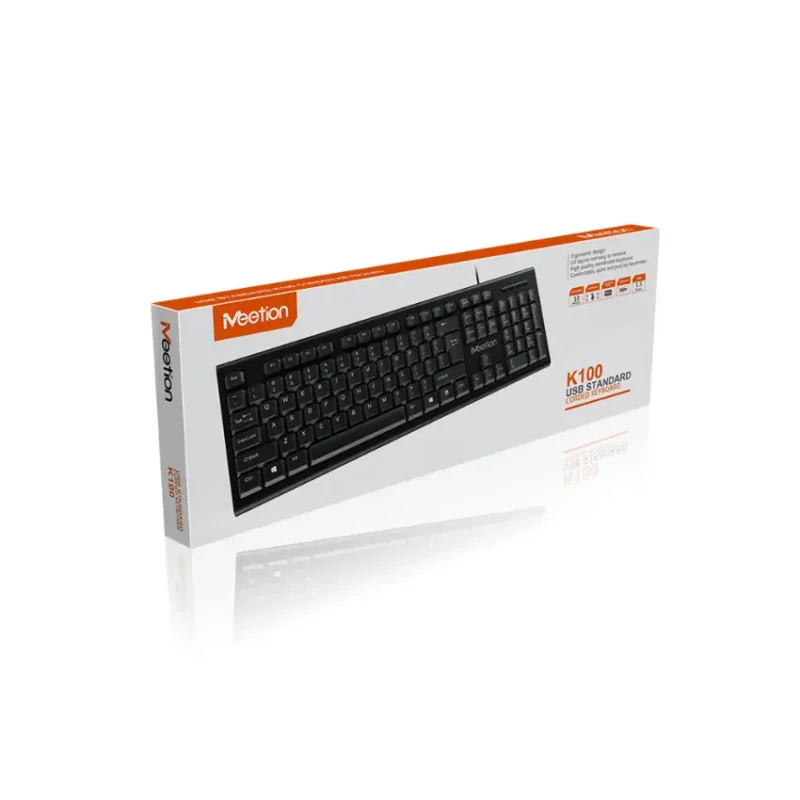MeeTion K100 USB Standard Corded Keyboard (1)