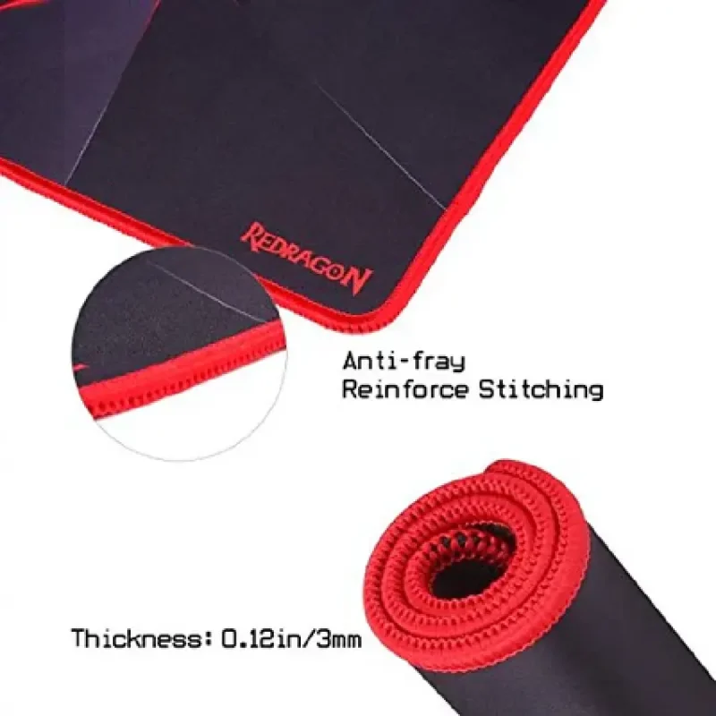 Redragon P012 Mouse Pad with Stitched Edges (2)