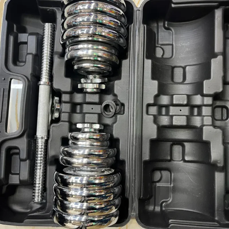 Teloon 30kg Chrome Dumbbell Set – DM-30 in Qatar (2)