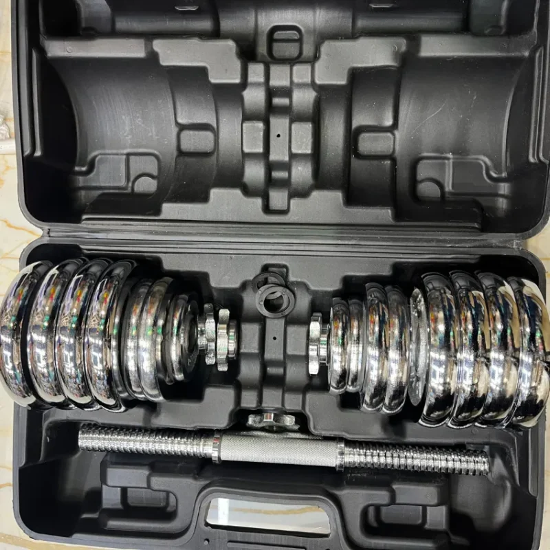 Teloon 30kg Chrome Dumbbell Set – DM-30 in Qatar (3)