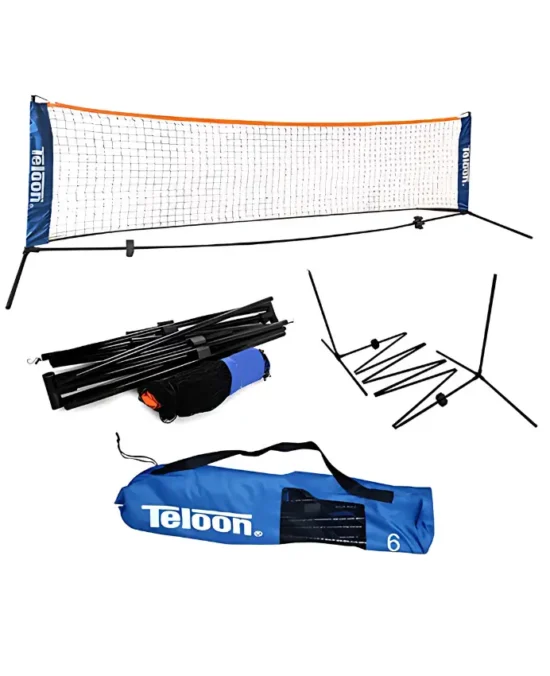 Teloon Badminton Net And Pole Set 6M BT006