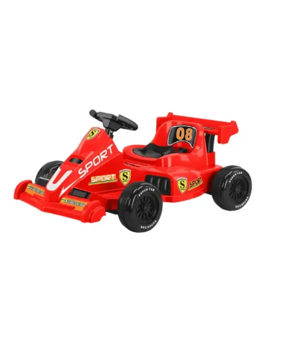 Turbo Racer Kids Go-Kart Ride-On Car