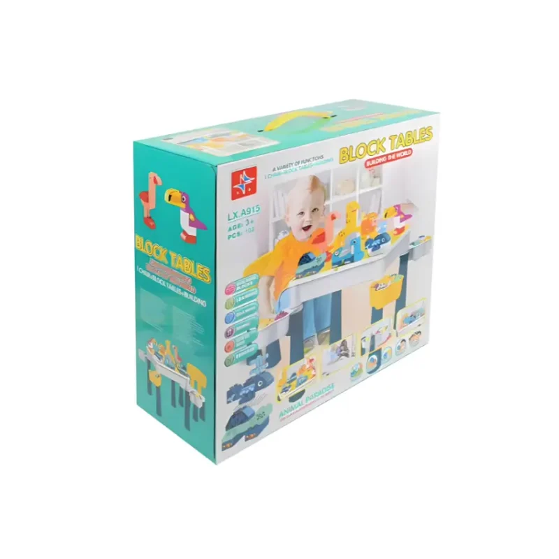 Building Block Table with Storage - 102 Pieces (2)