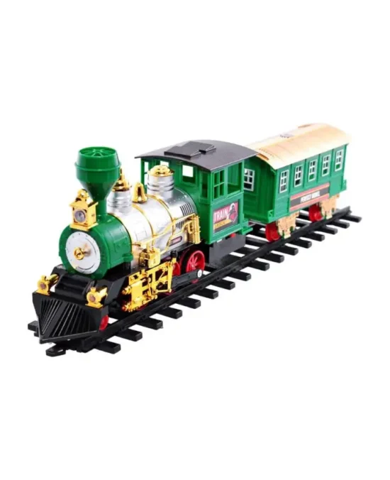 Classical Train Set with Sound, Lights, and Smoke (2)