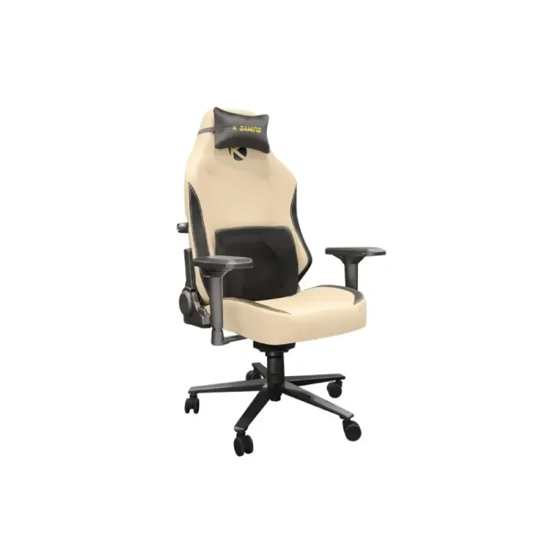 K Gaming Chair - Grey and Beige (5)