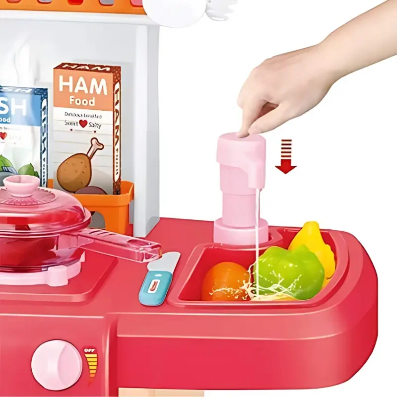 Little Chef Puzzle Kitchen Set - Pink
