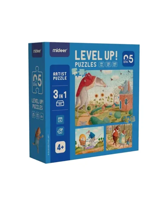 Mideer Level Up! Puzzles - 3-in-1 Artist Puzzle Box - Wilson Jay (2)