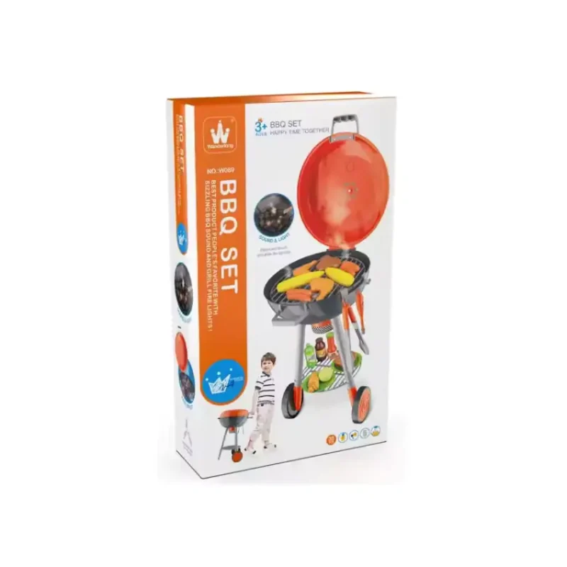 Toy BBQ Set with Sound and Light (4)