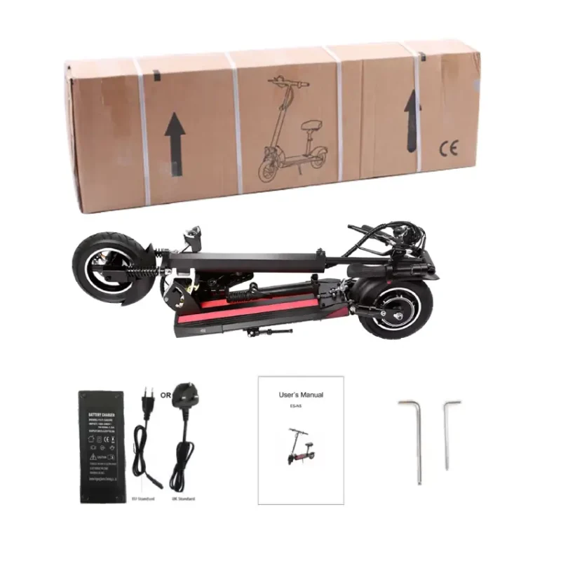 800W Electric Scooter – 50km Range and 50kmh Top Speed (9)