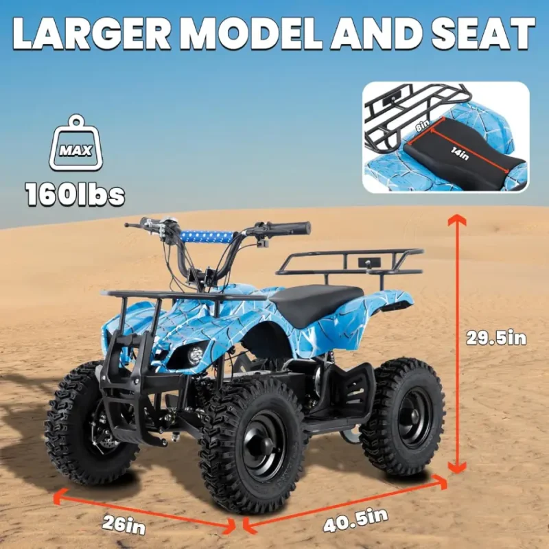 Electric Scoot Quad ATV for Kids (3)
