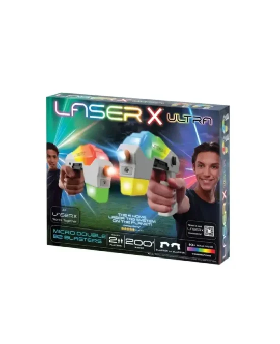 Laser x Ultra Double B2 Blasters 200ft 2-Player Set (1)