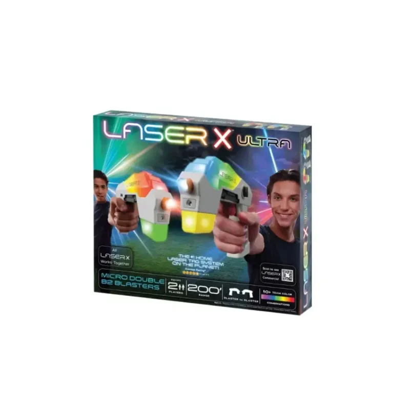 Laser x Ultra Double B2 Blasters 200ft 2-Player Set (1)