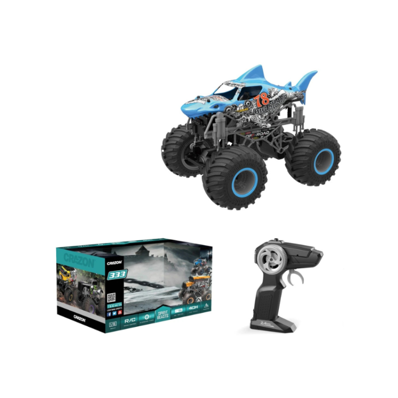 Crazon 2.4Ghz 116 Oversize Wheel Cross-Road RC Car (1)